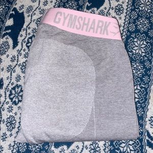 Gymshark Leggings Gray and Pink Size L